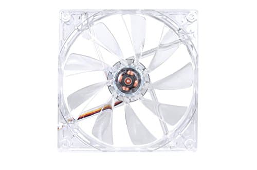 Thermaltake Pure 140mm Clear 67.02 CFM Red LED 1-Pack main image