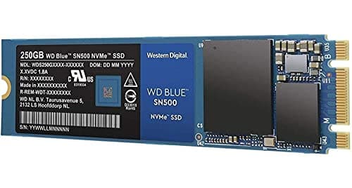 Western Digital Blue SN500 250GB SSD M.2 PCIe 3.0 NVMe image