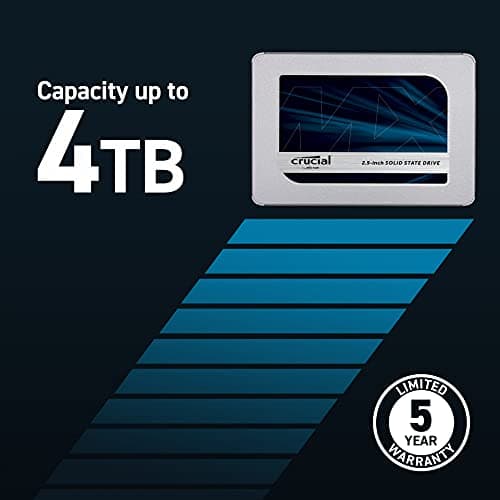Crucial MX500 500GB 2.5" SSD SATA image