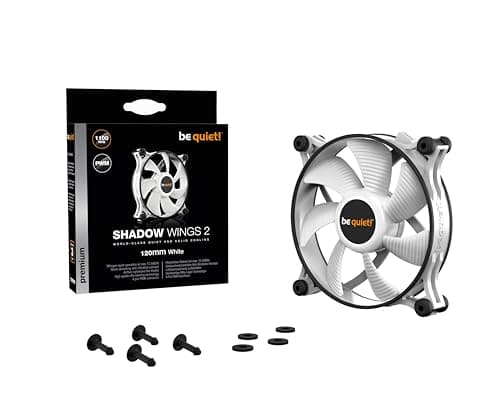 be quiet! Shadow Wings 2 120mm White / Black PWM 38.5 CFM 1-Pack image