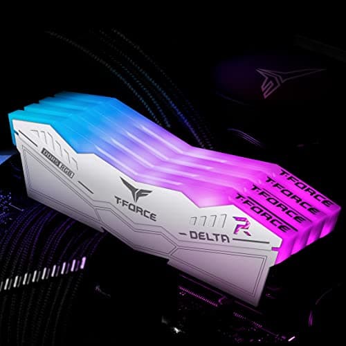 TEAMGROUP T-Force Delta RGB White DDR5-6400 CL32 32GB (2x16GB) image