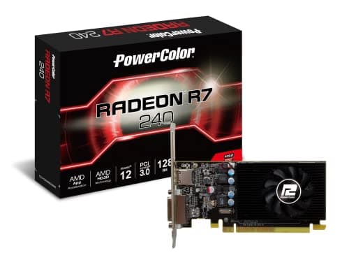 PowerColor AXR7 240 4GBD5-HLEV2 Radeon R7 240 4GB GDDR5 Black image