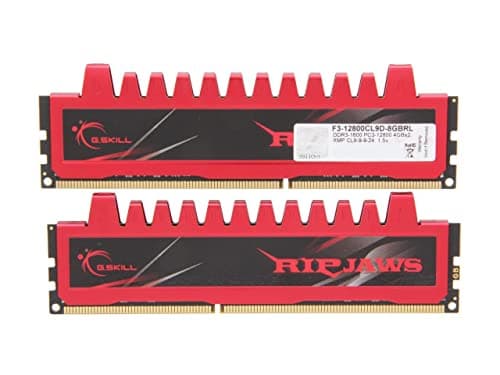 G.Skill Ripjaws Black / Red DDR3-1600 CL9 8GB (2x4GB) image