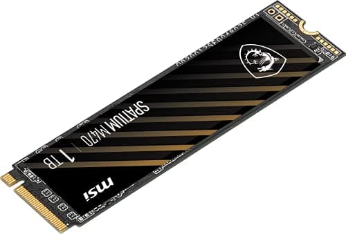 MSI SPATIUM M470 1TB SSD M.2-2280 PCIe 4.0 X4 NVMe image