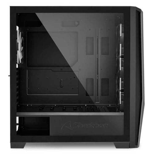 SHARKOON TG7M RGB ATX Mid Tower Black Tempered Glass image