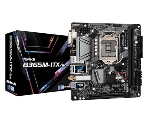 ASRock B365M-ITX/ac Mini ITX LGA1151 Motherboard image