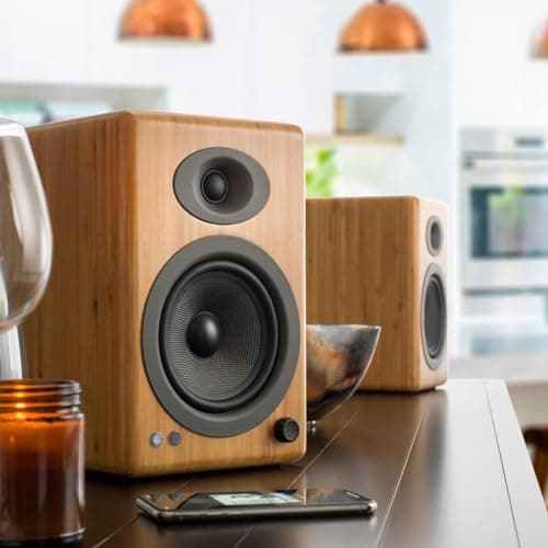 Audioengine A5+ Bamboo 2.0 150 W Bookshelf Speakers image