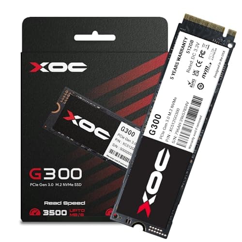 XOC G300 512GB SSD M.2-2280 PCIe 3.0 X4 NVMe image