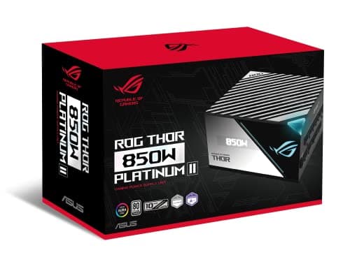 Asus ROG THOR P2 Gaming 850W Fully Modular 80+ Platinum Black / Silver image