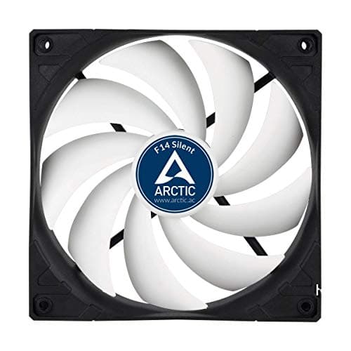 ARCTIC F14 SILENT-140 mm Standard Case Fan, Ultra Low Noise Cooler, Silent Cooler with Standard Case, Push- or Pull Configuration Possible image