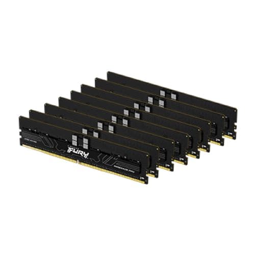 Kingston FURY Renegade Pro Black Registered DDR5-6400 CL32 128GB (8x16GB) image