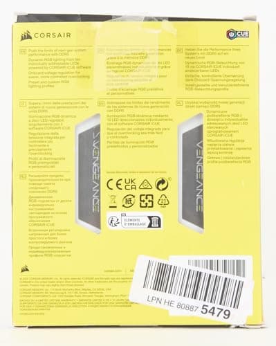 Corsair Vengeance RGB Black DDR5-6000 CL40 32GB (2x16GB) image