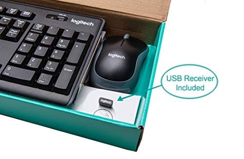 Logitech MK270 Wireless Combo Standard Keyboard with Optical Mouse image