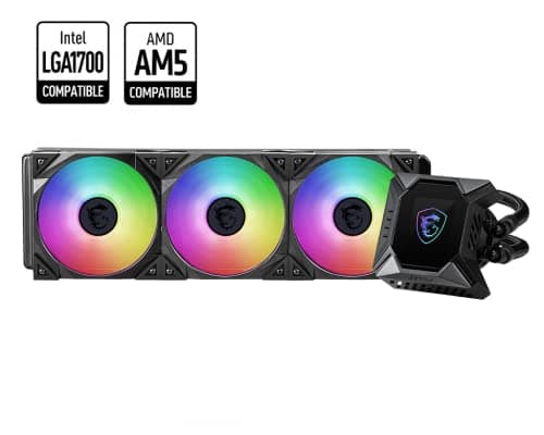 MSI MPG CORELIQUID K360 V2 Water 360mm 77.4 CFM Black image