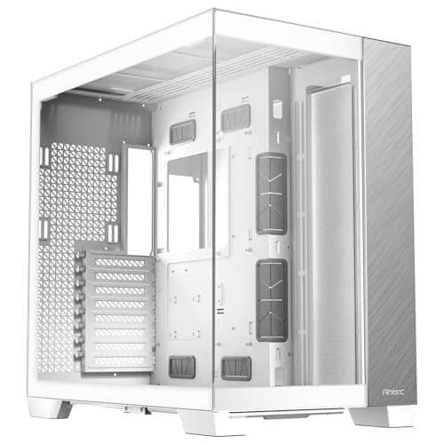 Antec C8 ATX Full Tower White / Silver with Tempered Glass Side Panel and USB 3.2 Gen 2 Type-C, USB 3.2 Gen 1 Type-A image