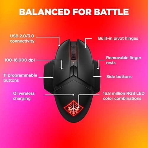 HP OMEN Photon Wireless Laser Gaming Mouse image