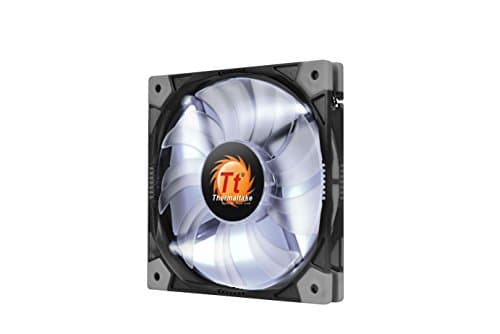Thermaltake Luna Slim 120mm Black/White White LED image