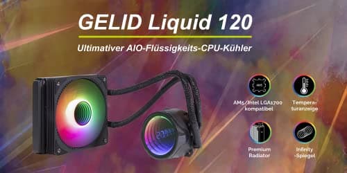 Gelid Solutions Liquid 120 Water 120mm Black image