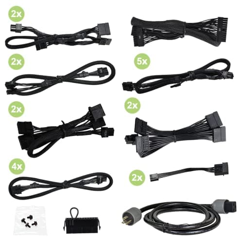 EVGA SuperNOVA 1600 P+ Black 1600W Fully Modular 80+ Platinum Certified ATX image