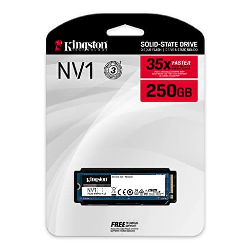Kingston NV1 250GB SSD M.2-2280 PCIe 3.0 x4 NVMe image