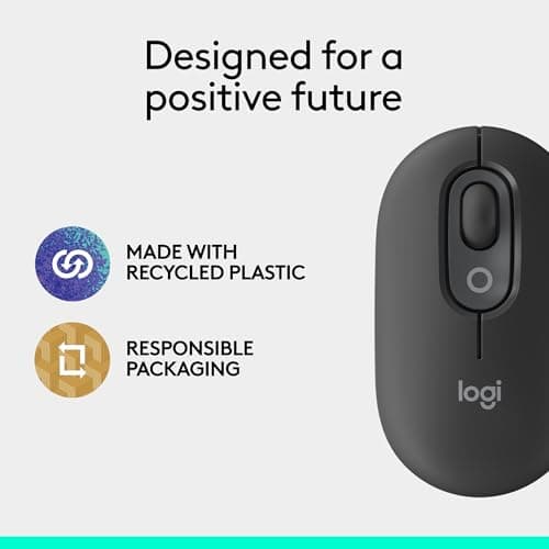 Logitech POP Nightfall Bluetooth/Wireless Optical Mouse image