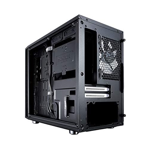 Fractal Design Define Nano S Mini-ITX Desktop Black with Acrylic Side Panel and USB 3.2 Gen 1 Type-A image