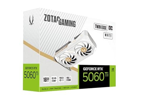ZOTAC GAMING GeForce RTX 5060 Ti 16GB Twin Edge OC White Edition image