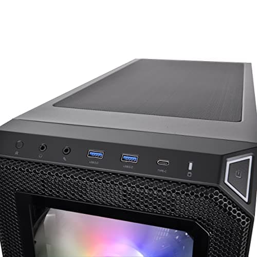 Thermaltake View 300 MX ATX Mid Tower Black Tempered Glass Side Panel image