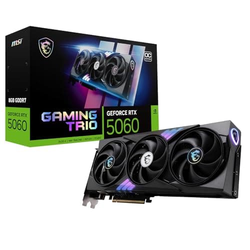 MSI GeForce RTX 5060 8G GAMING TRIO OC Black image