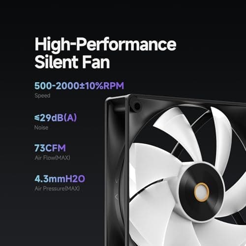 Ocypus Delta A40 ARGB 73 CFM Air 157mm Black image