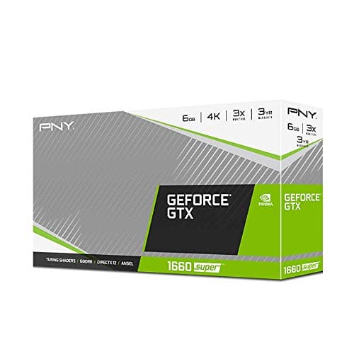 PNY VCG16606SSFPPB GeForce GTX 1660 SUPER 6GB GDDR6 Black image