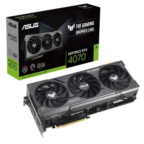 Asus TUF GAMING GeForce RTX 4070 12GB GDDR6X Black main image
