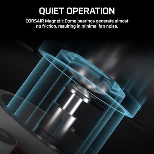 Corsair RS140 140mm Black Addressable RGB PWM 95.5 CFM image