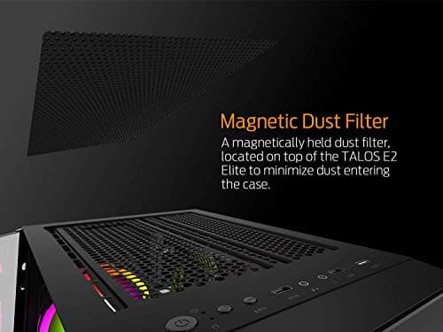 GAMDIAS TALOS E2 ELITE ATX Mid Tower Black Tempered Glass Side Panel image