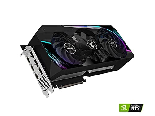 Gigabyte AORUS MASTER Rev 2.0 GeForce RTX 3080 10GB LHR 10GB GDDR6X Black image