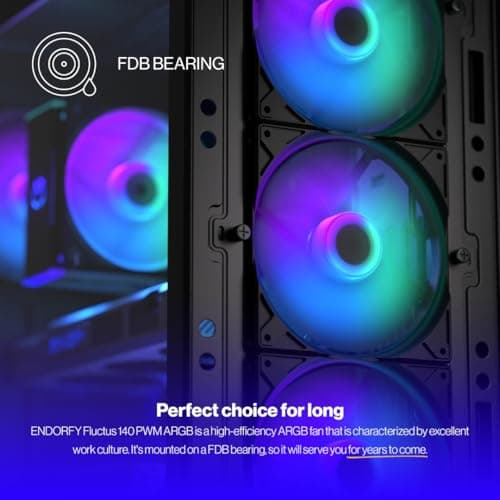 ENDORFY Fluctus 140mm Addressable RGB PWM Black 1-Pack image