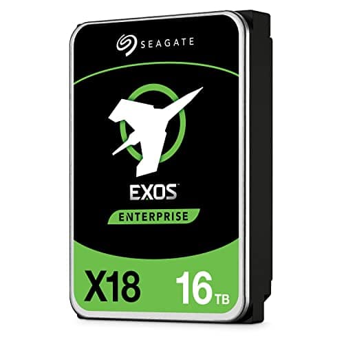 Seagate EXOS Enterprise 16TB 3.5" HDD 7200RPM SATA 6.0 Gb/s image