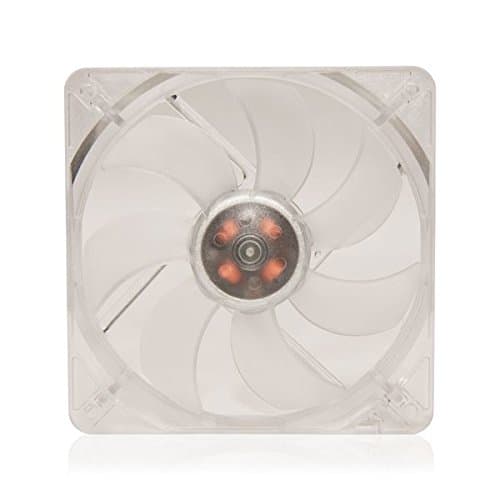 SilenX Effizio 120mm Clear 74 CFM Red LED 1-Pack image