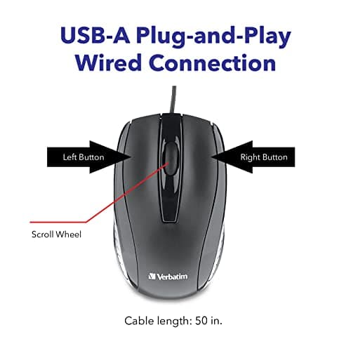 Verbatim Bravo Wired Optical Mouse image