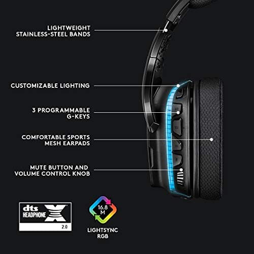 Logitech G635 7.1 Channel Closed Gaming Headset image