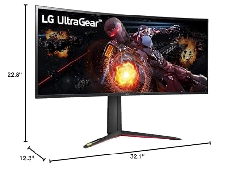 LG UltraGear 34GP950G-B 34" 3440x1440 180Hz IPS Curved Monitor image
