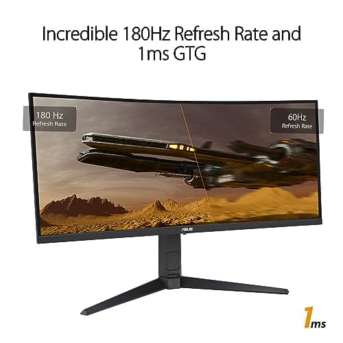 Asus TUF Gaming VG34VQL3A 34" 3440x1440 180Hz VA Curved Monitor image