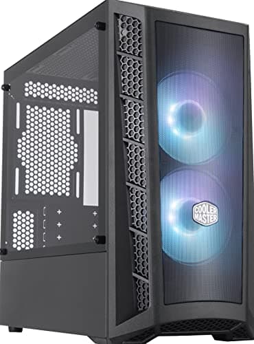 Cooler Master MasterBox MB311L ARGB Micro ATX Mid Tower Black with ARGB, Tempered Glass Side Panel, and USB 3.2 Gen 1 Type-A main image