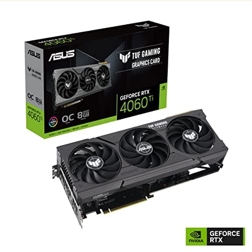 Asus TUF GAMING OC GeForce RTX 4060 Ti 8GB GDDR6 Black image
