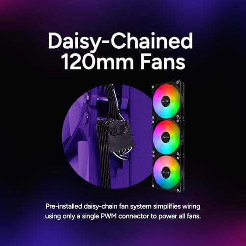 Cooler Master Elite 84.2 CFM Water 360mm Black image