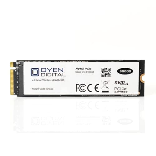 Oyen Digital E18-8TBICS6 8TB SSD M.2-2280 PCIe 4.0 X4 NVMe image