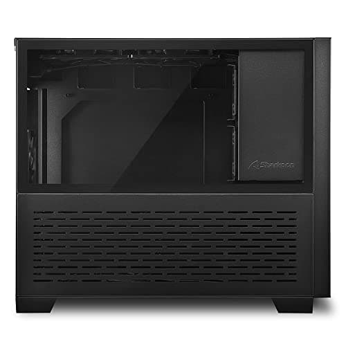 SHARKOON MS-Y1000 Micro ATX Mid Tower Black Tempered Glass image