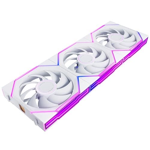 Asiahorse NYOTA Ultra 120mm Daisy Chain PWN Fans(3-Pack) White main image