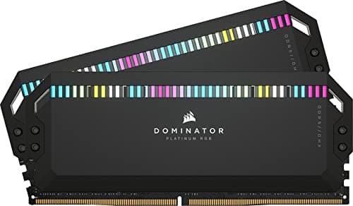 Corsair Dominator Platinum RGB Black DDR5-5600 CL40 64GB (2x32GB) image