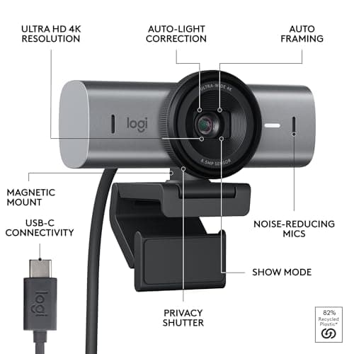 Logitech MX BRIO 4k 1080p Webcam image